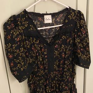 Lola mini ruffle dress!